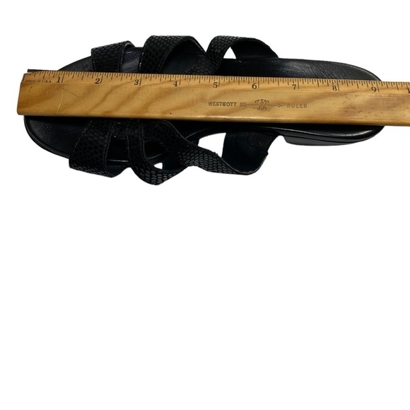 Munro American Sandals Slip on Slides Block Kitten Heel Shoes - Picture 4 of 12